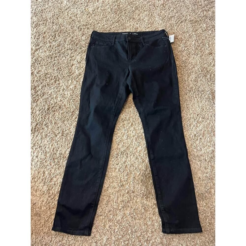 Women size 10 Old Navy black jeans new